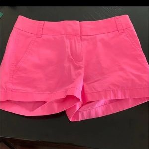 NWT J.Crew Pink Shorts 00
